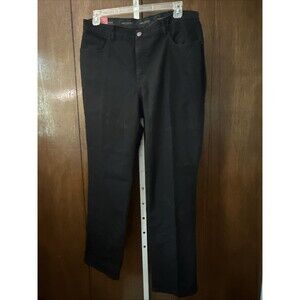 NEW Lee Comfort Fit Straight Leg Stretch Black Jeans Sz 18W
